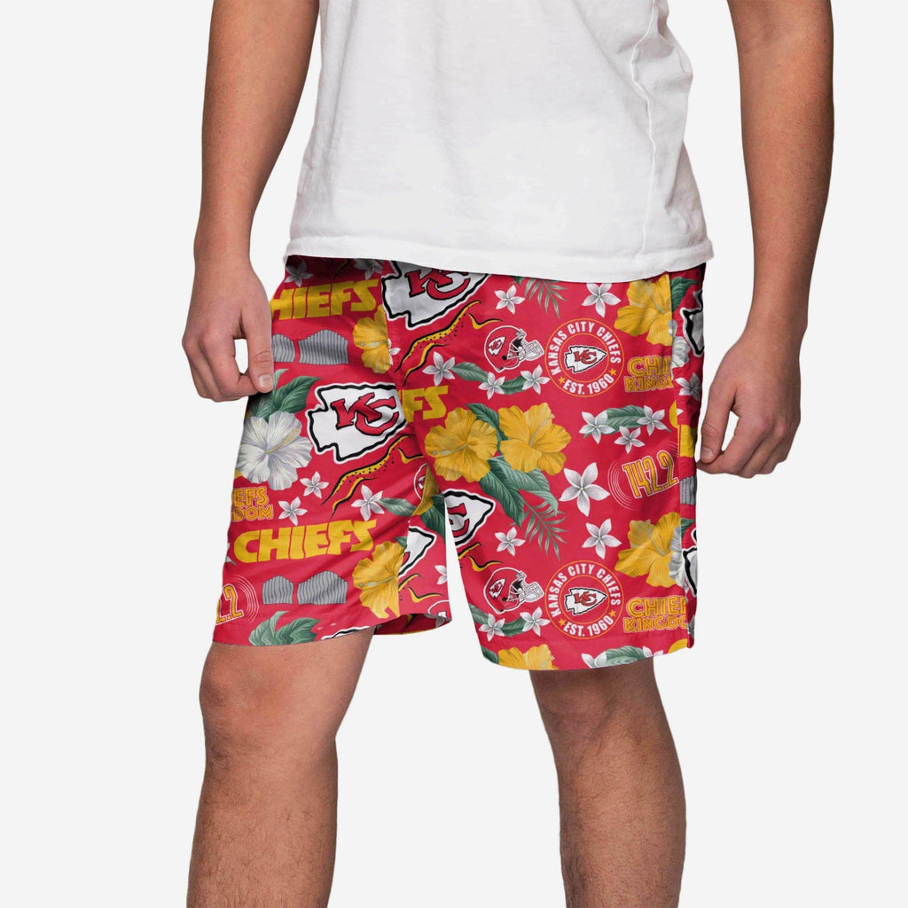 Kansas City Chiefs City Style Swimming Trunks FOCO S - FOCO.com