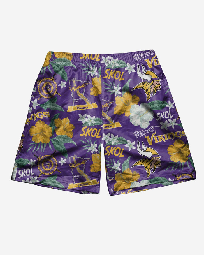 Minnesota Vikings City Style Swimming Trunks FOCO - FOCO.com
