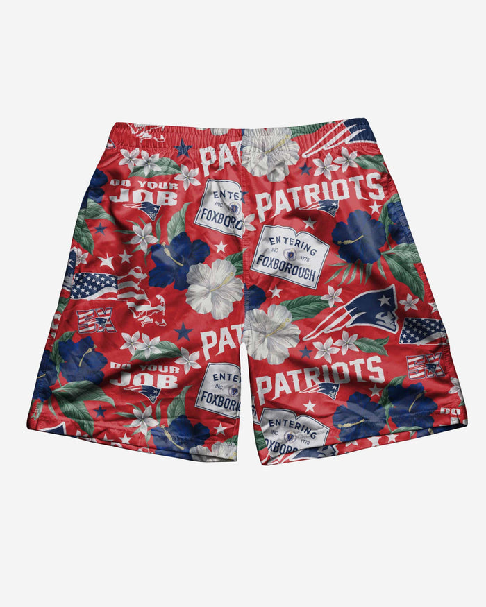 New England Patriots City Style Swimming Trunks FOCO - FOCO.com