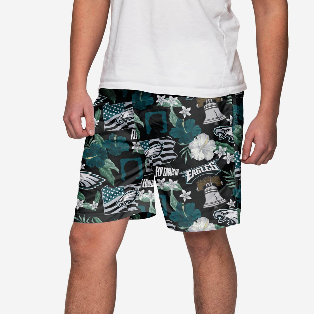 Philadelphia Eagles City Style Swimming Trunks FOCO S - FOCO.com