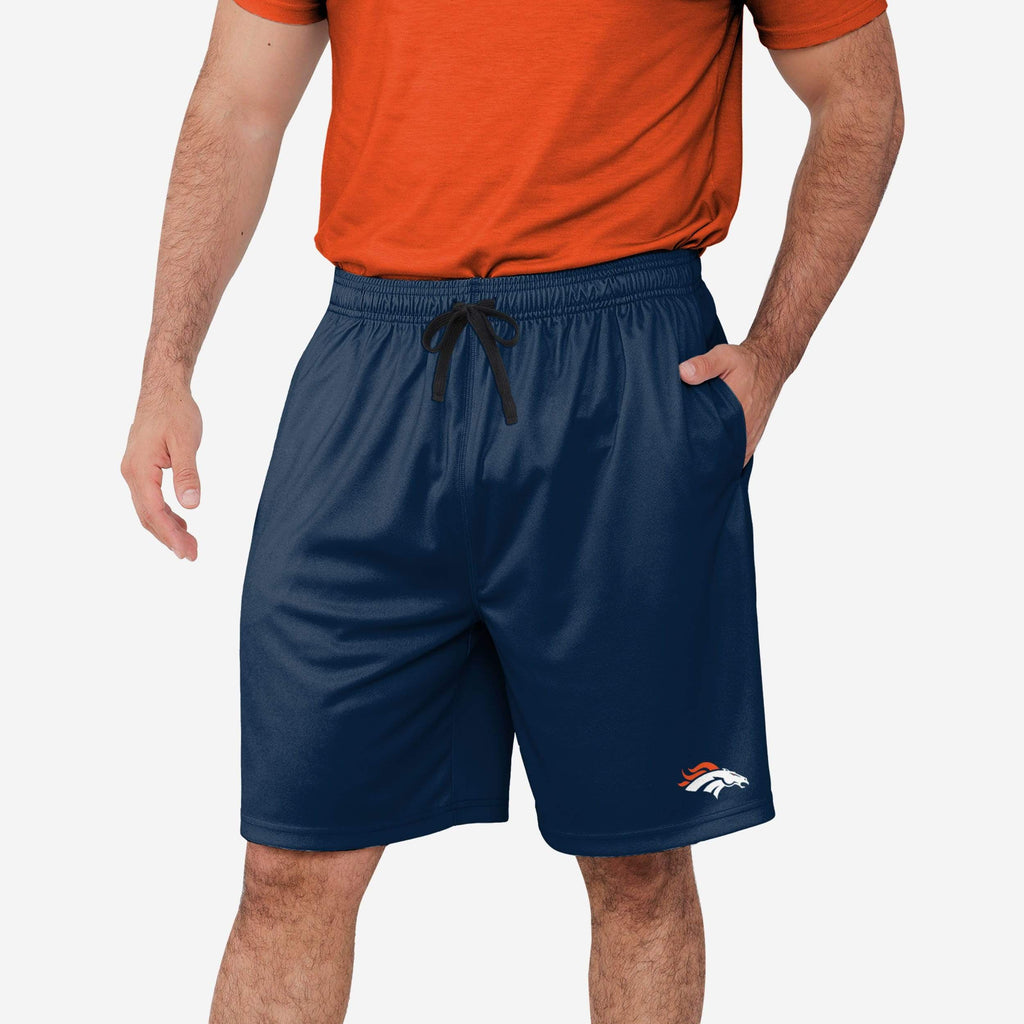 Denver Broncos Team Workout Training Shorts FOCO S - FOCO.com
