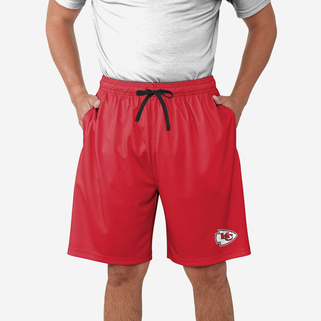 Kansas City Chiefs Team Workout Training Shorts FOCO S - FOCO.com