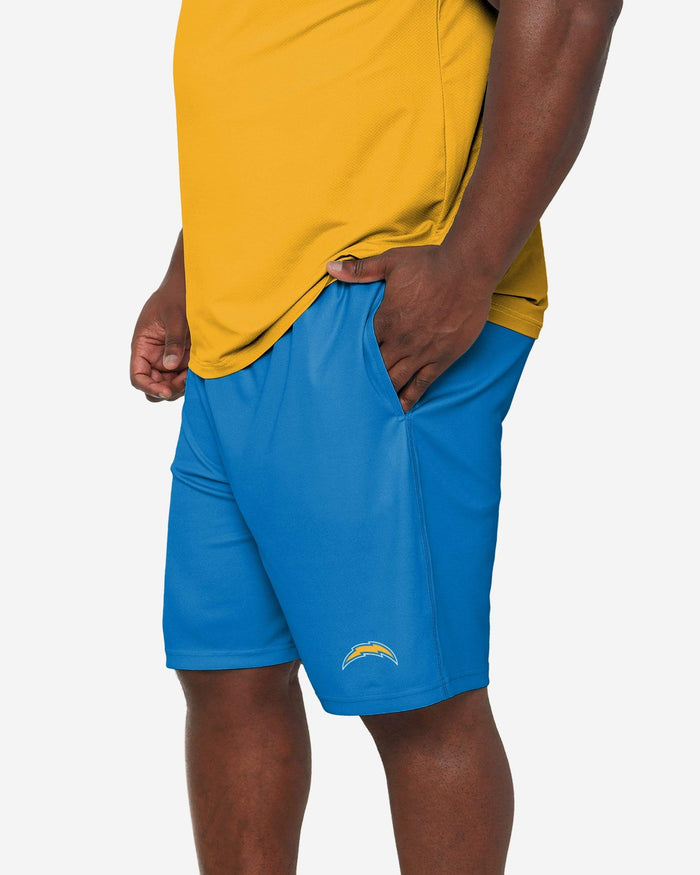 Los Angeles Chargers Team Workout Training Shorts FOCO S - FOCO.com