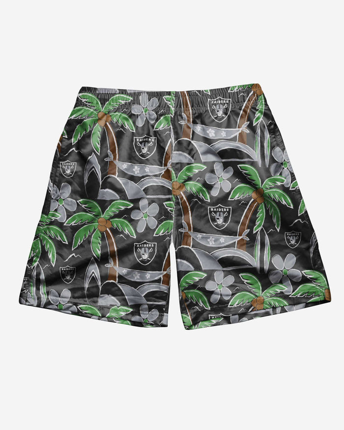 Las Vegas Raiders Tropical Swimming Trunks FOCO - FOCO.com