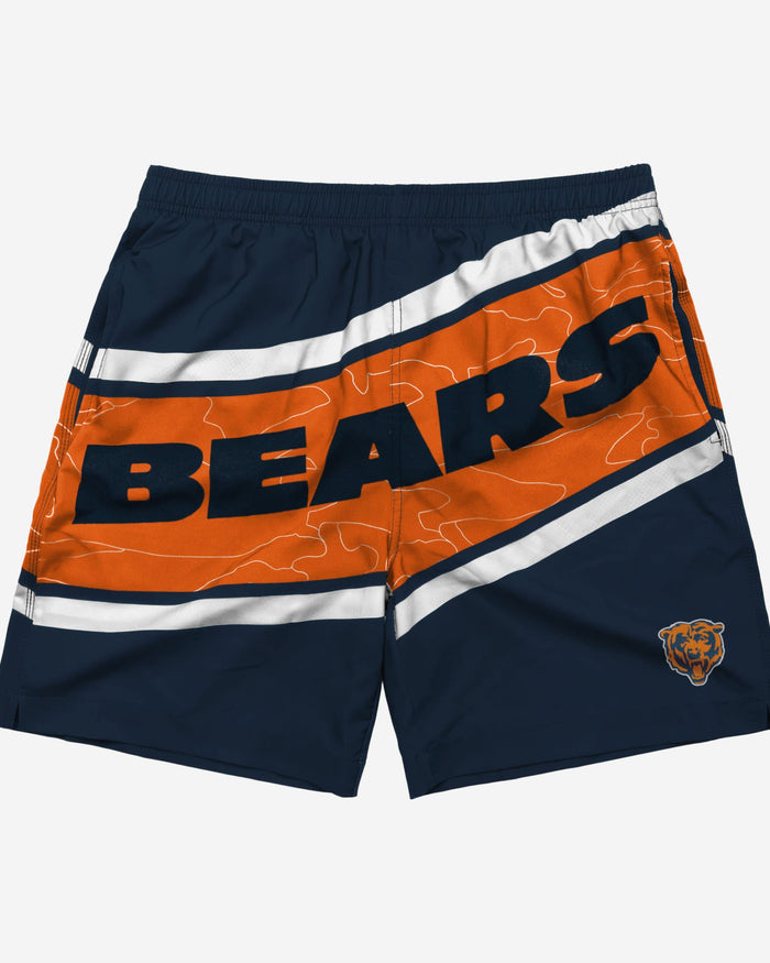 Chicago Bears Big Wordmark Swimming Trunks FOCO - FOCO.com