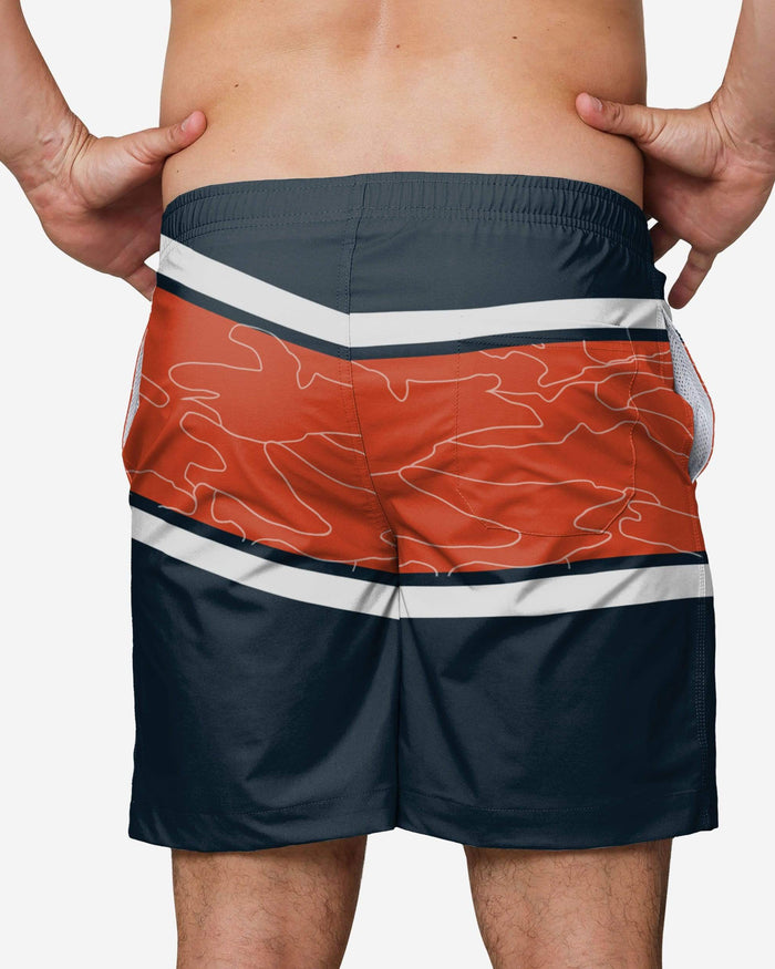 Chicago Bears Big Wordmark Swimming Trunks FOCO - FOCO.com