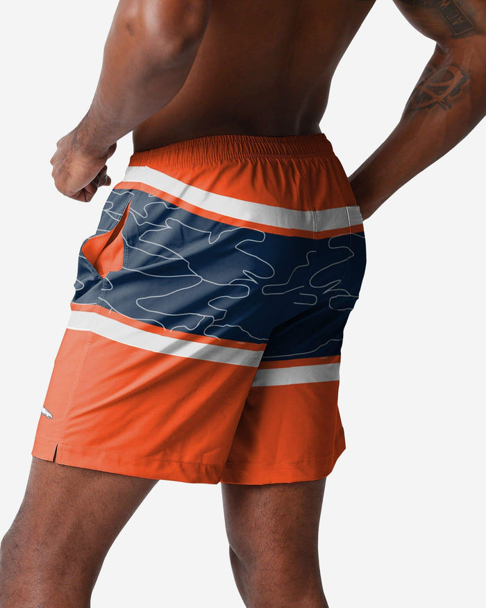 Denver Broncos Big Wordmark Swimming Trunks FOCO - FOCO.com