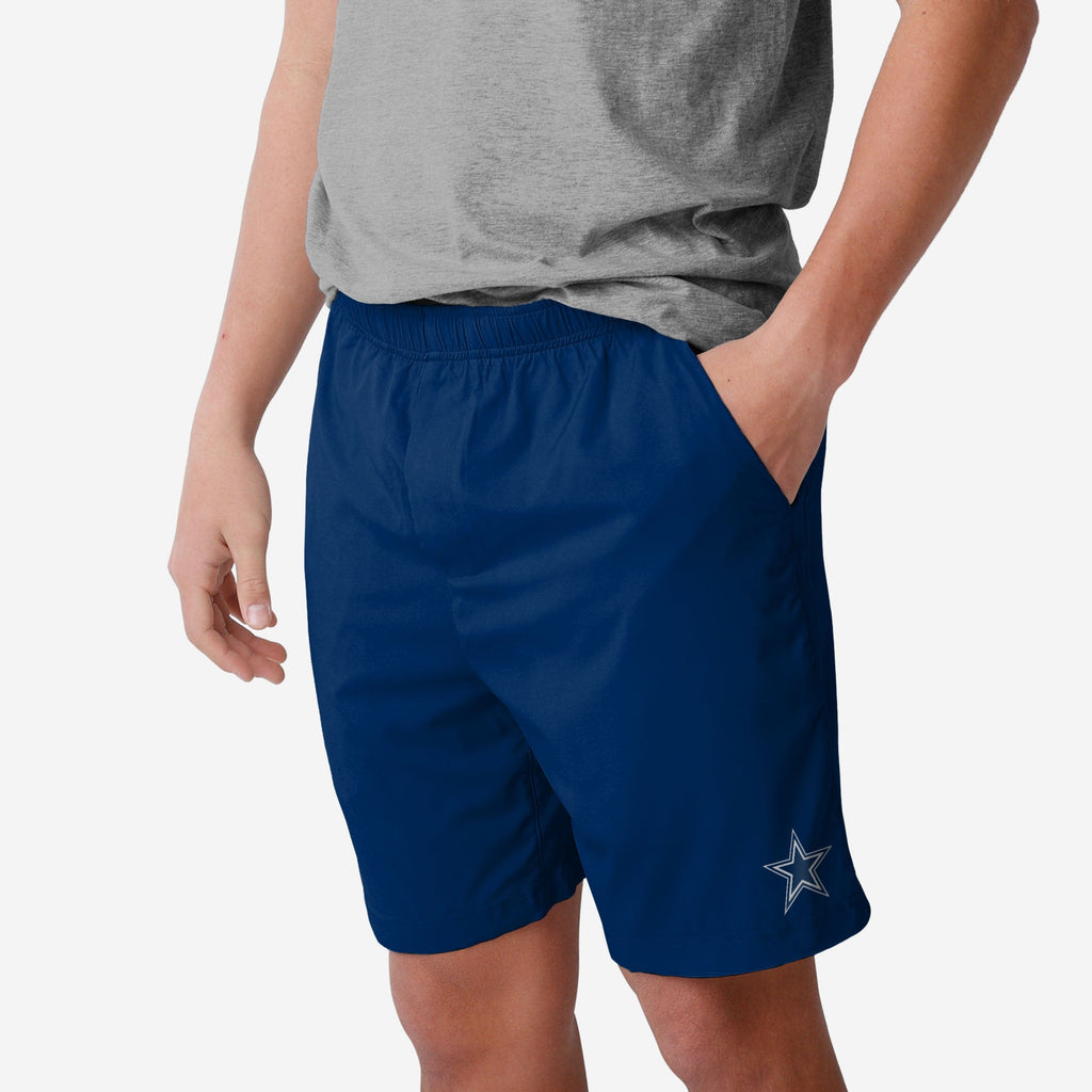 Dallas Cowboys Solid Woven Shorts FOCO S - FOCO.com