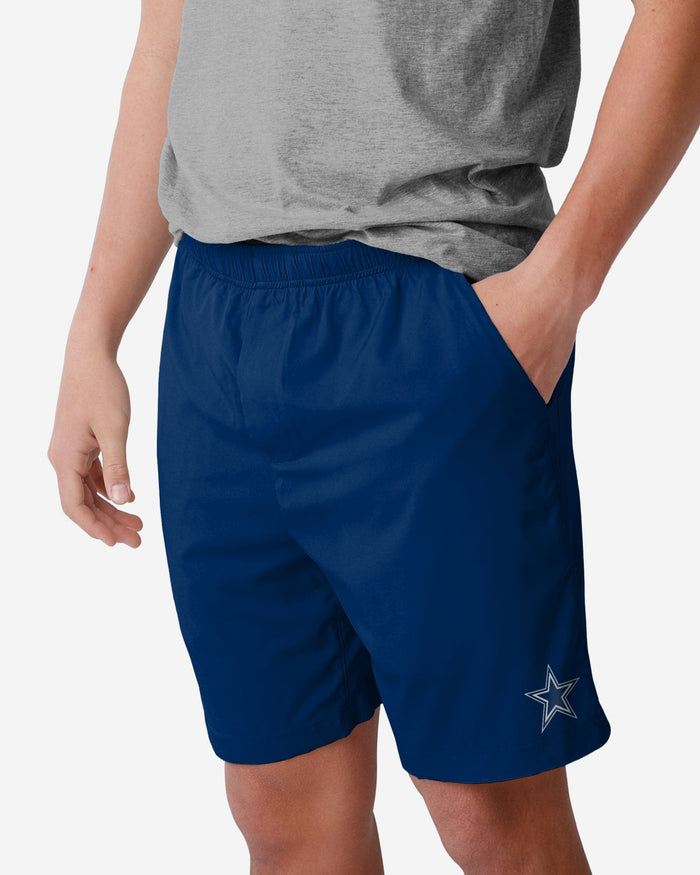 Dallas Cowboys Solid Woven Shorts FOCO S - FOCO.com