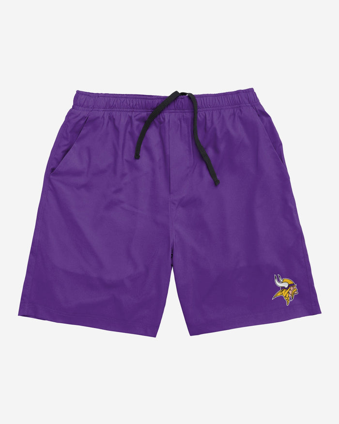 Minnesota Vikings Solid Woven Shorts FOCO - FOCO.com