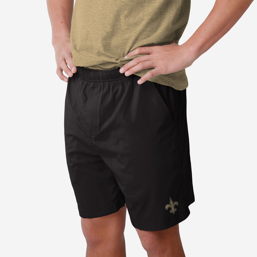 New Orleans Saints Solid Woven Shorts FOCO S - FOCO.com