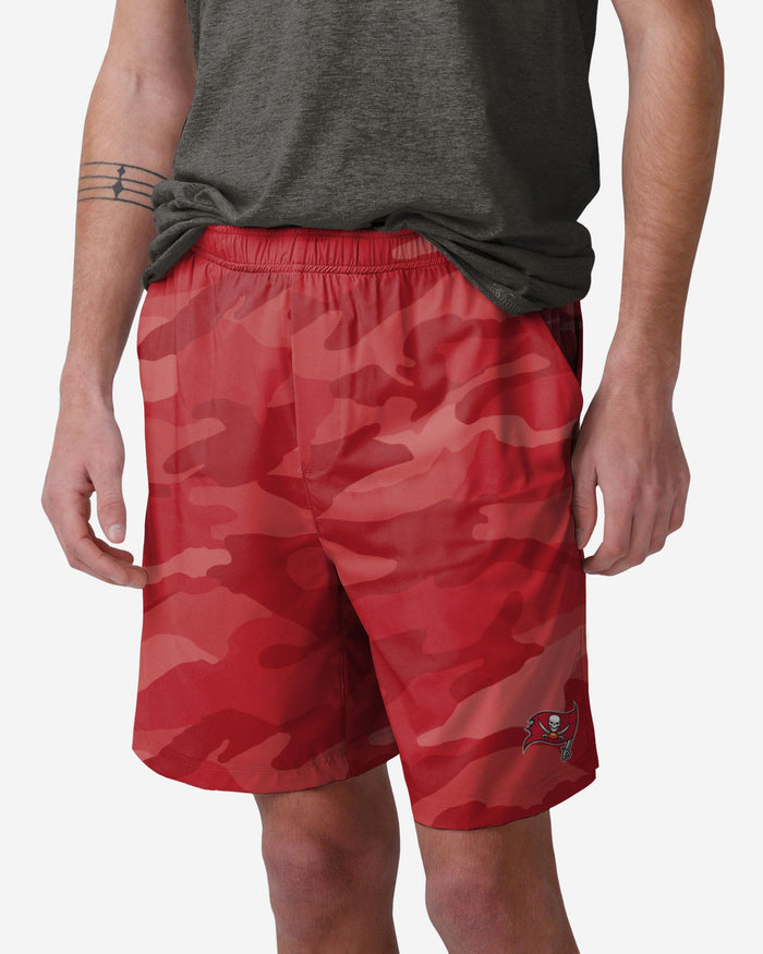 Tampa Bay Buccaneers Tonal Camo Woven Shorts FOCO S - FOCO.com