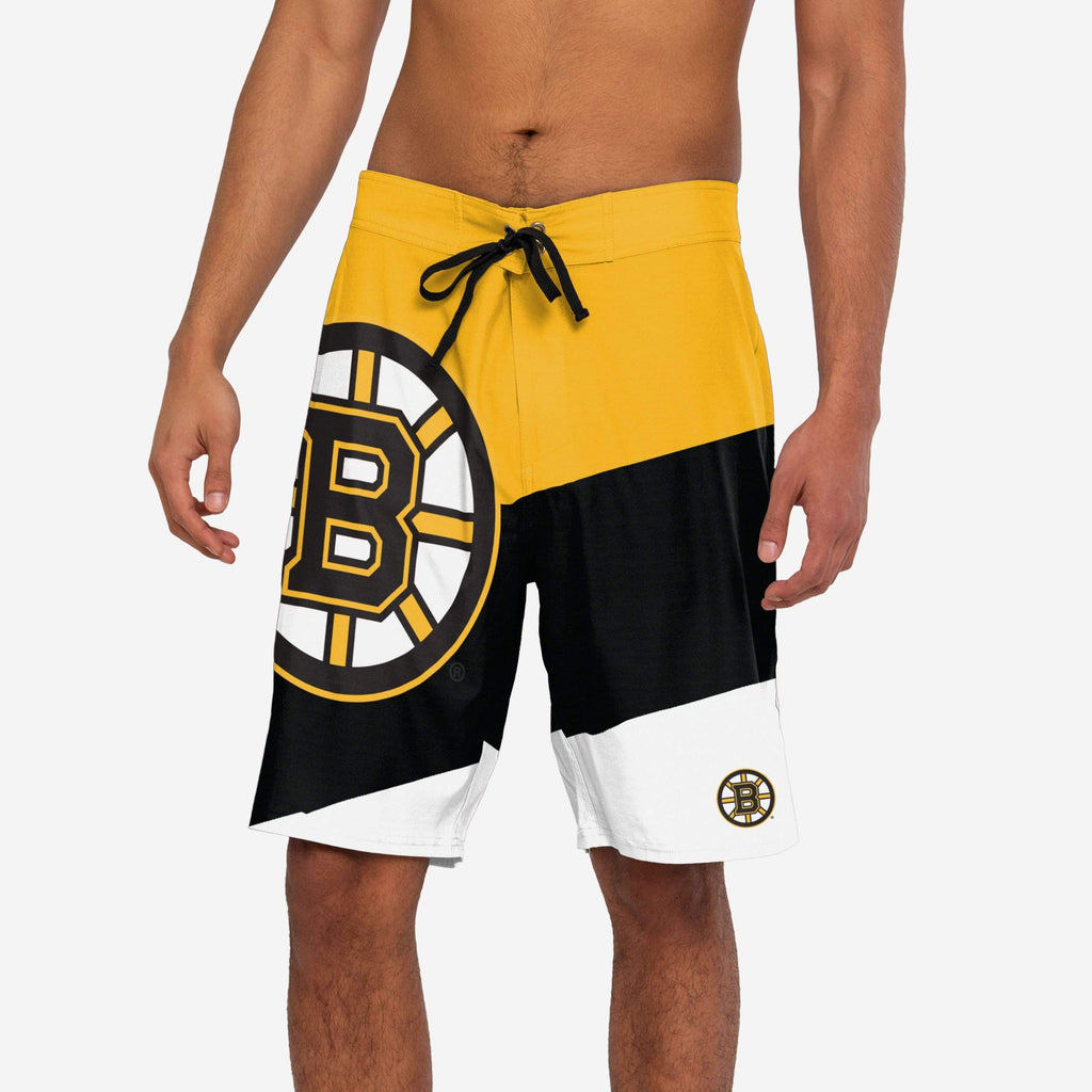 Boston Bruins Color Dive Boardshorts FOCO S - FOCO.com