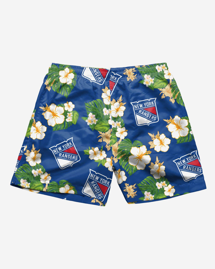 New York Rangers Floral Swimming Trunks FOCO - FOCO.com