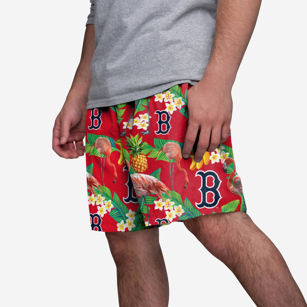 Boston Red Sox Floral Shorts FOCO S - FOCO.com