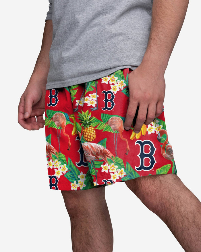 Boston Red Sox Floral Shorts FOCO S - FOCO.com