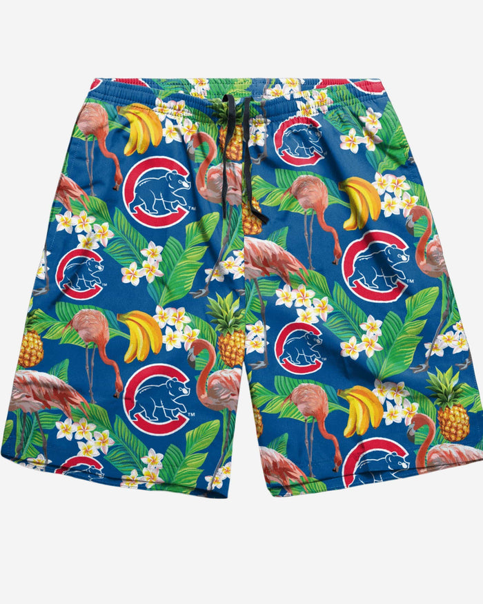 Chicago Cubs Floral Shorts FOCO - FOCO.com
