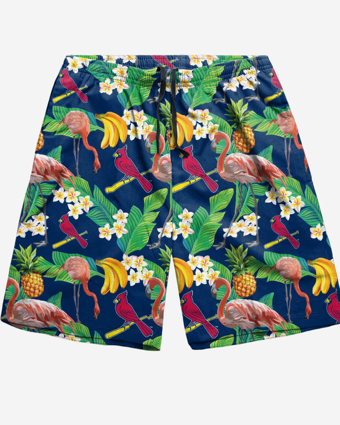 St Louis Cardinals Floral Shorts FOCO - FOCO.com