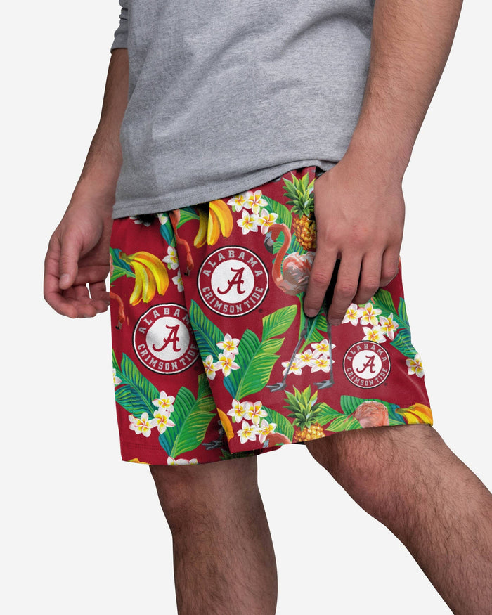 Alabama Crimson Tide Floral Shorts FOCO S - FOCO.com