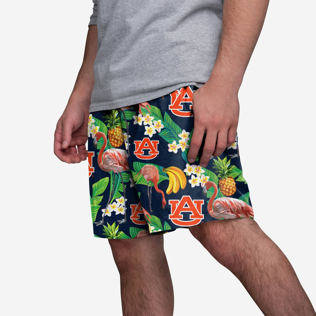 Auburn Tigers Floral Shorts FOCO S - FOCO.com