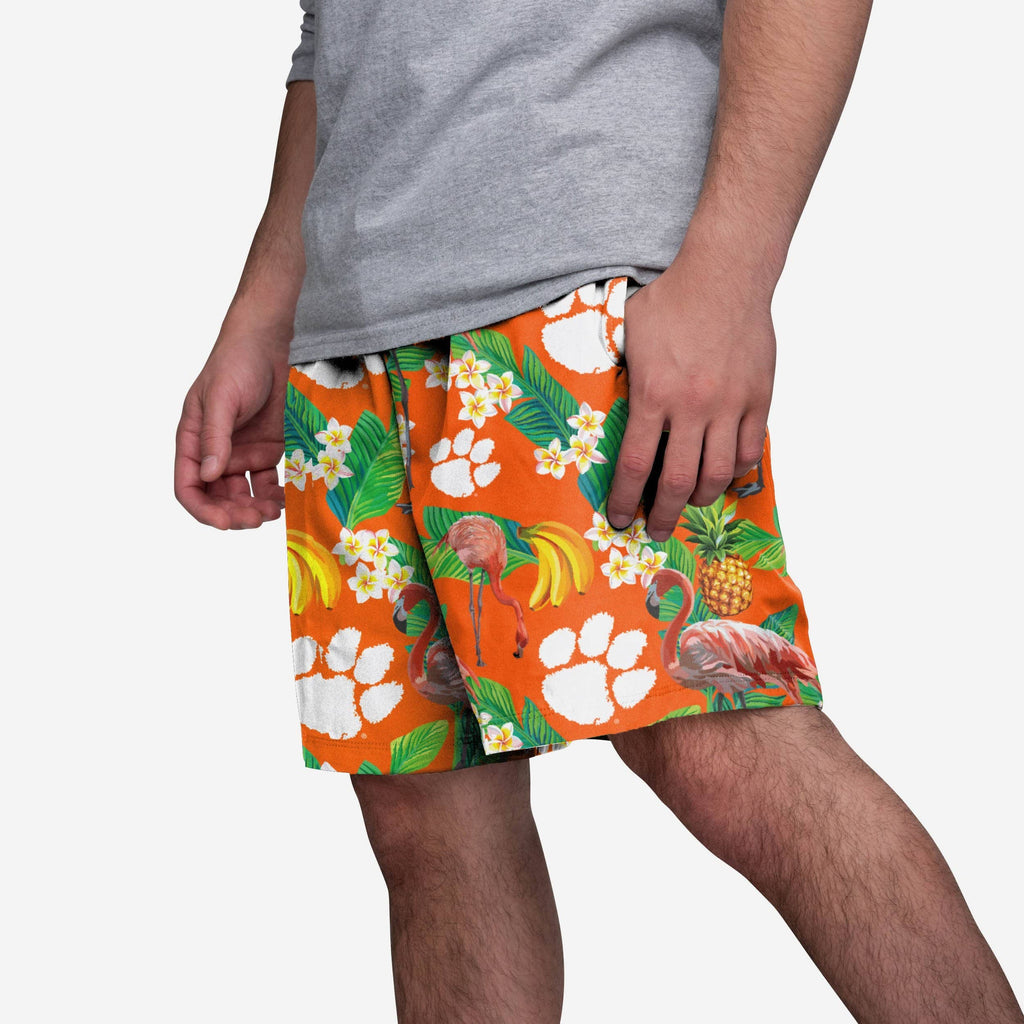 Clemson Tigers Floral Shorts FOCO S - FOCO.com