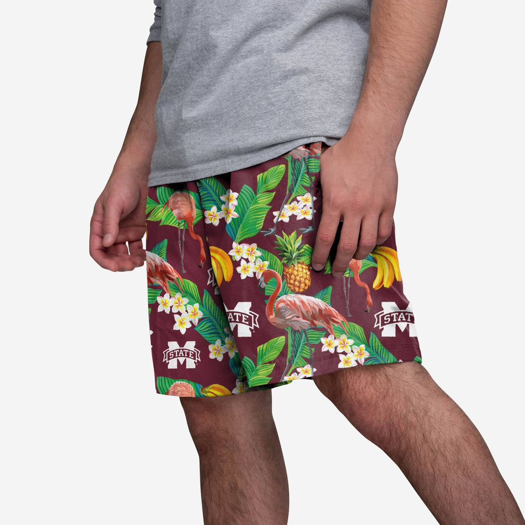 Mississippi State Bulldogs Floral Shorts FOCO S - FOCO.com