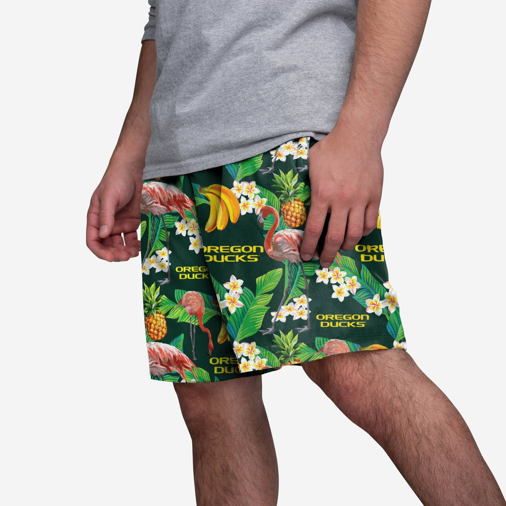 Oregon Ducks Floral Shorts FOCO S - FOCO.com