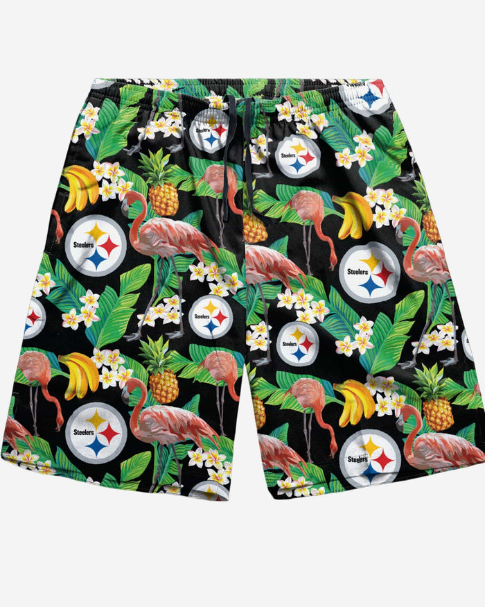 Pittsburgh Steelers Floral Shorts FOCO - FOCO.com