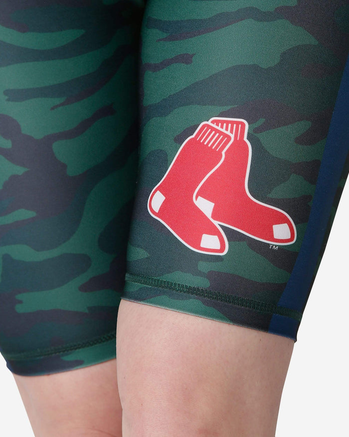 Boston Red Sox Womens Camo Bike Shorts FOCO - FOCO.com