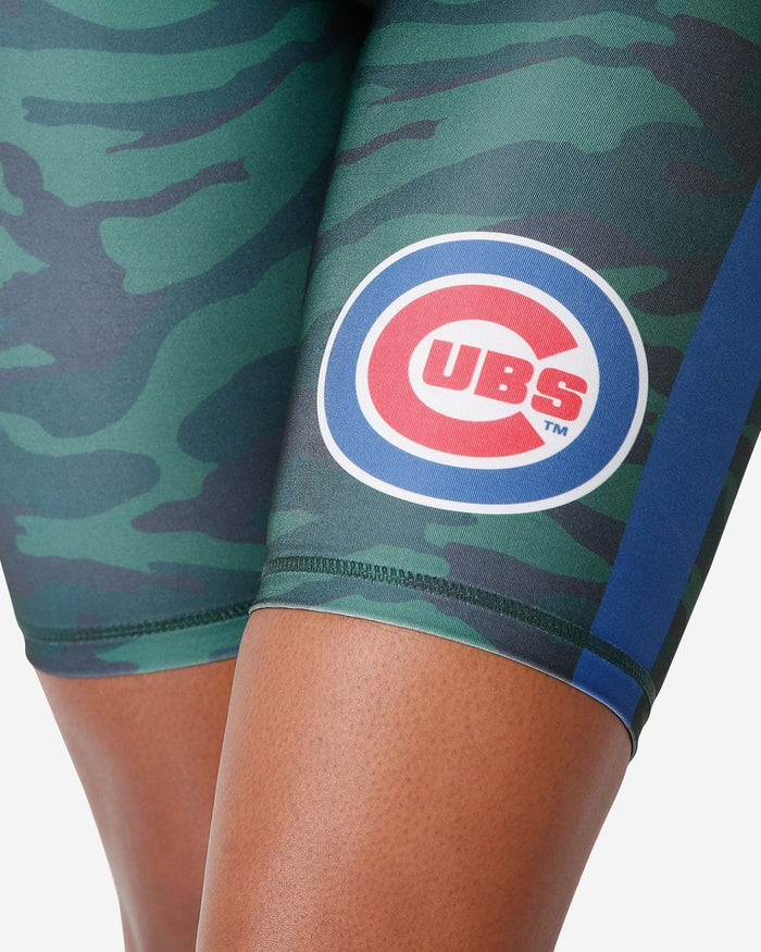 Chicago Cubs Womens Camo Bike Shorts FOCO - FOCO.com