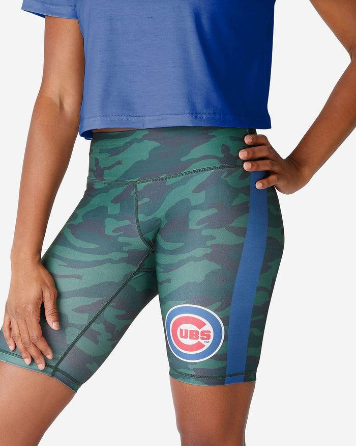 Chicago Cubs Womens Camo Bike Shorts FOCO S - FOCO.com