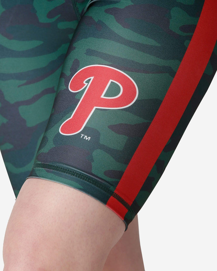 Philadelphia Phillies Womens Camo Bike Shorts FOCO - FOCO.com