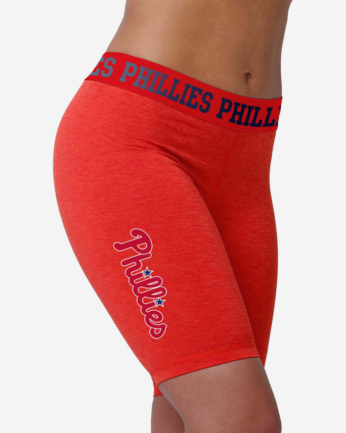 Philadelphia Phillies Womens Team Color Static Bike Shorts FOCO - FOCO.com