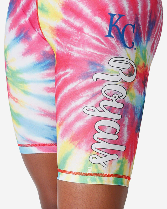 Kansas City Royals Womens Tie-Dye Bike Shorts FOCO - FOCO.com
