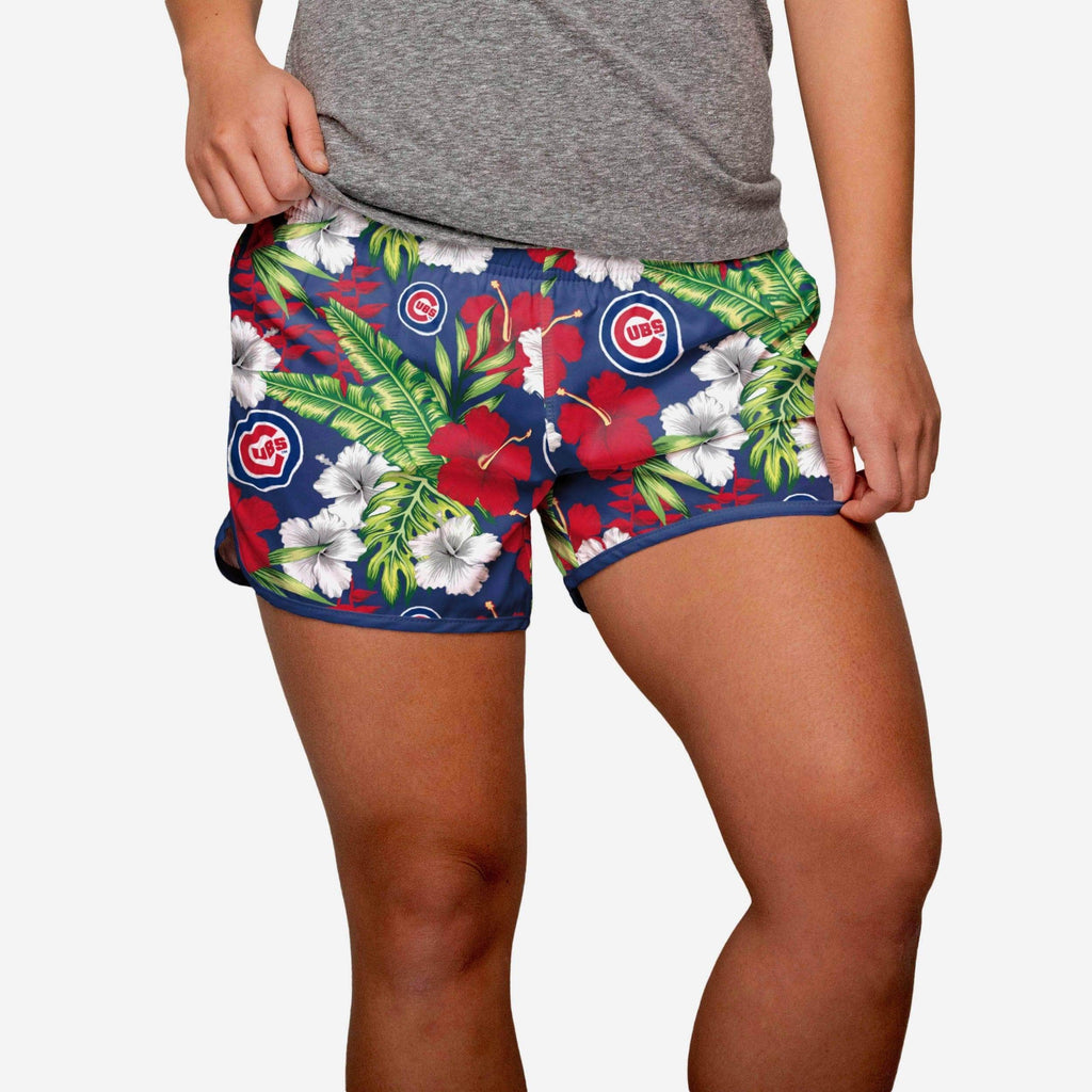 Chicago Cubs Womens Tropical Breeze Shorts FOCO S - FOCO.com