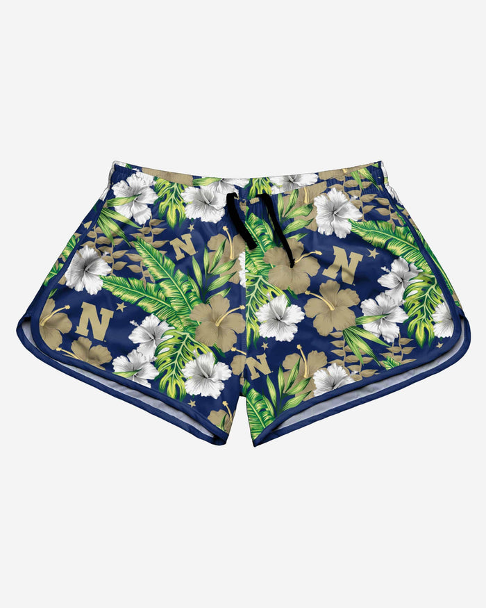 Navy Midshipmen Womens Tropical Breeze Shorts FOCO - FOCO.com