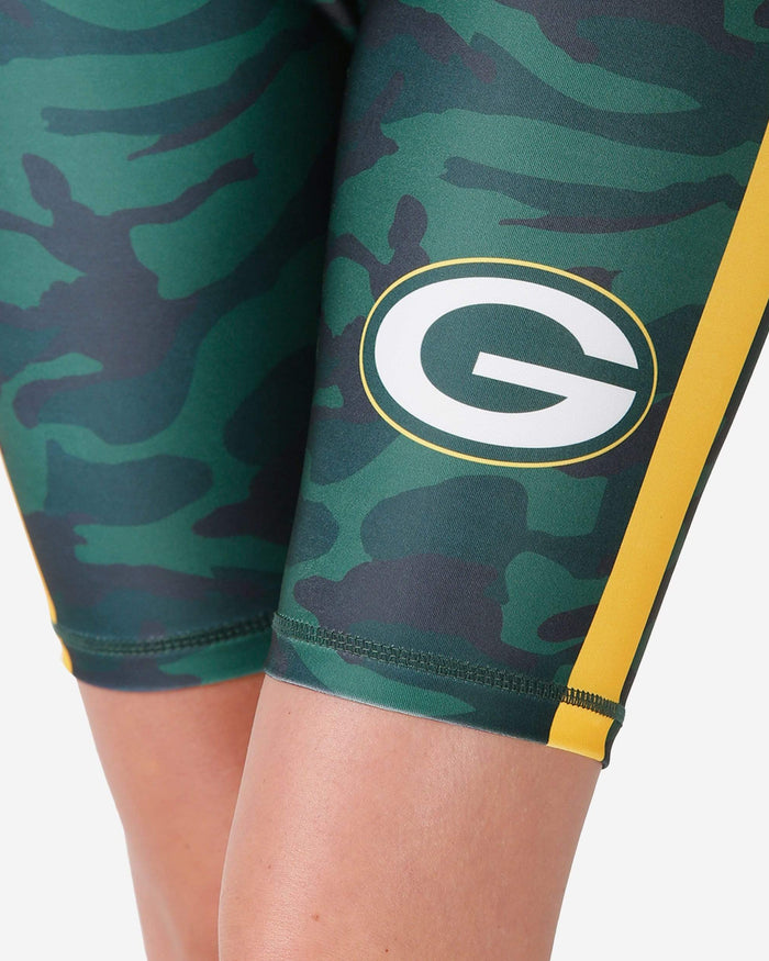 Green Bay Packers Womens Camo Bike Shorts FOCO - FOCO.com