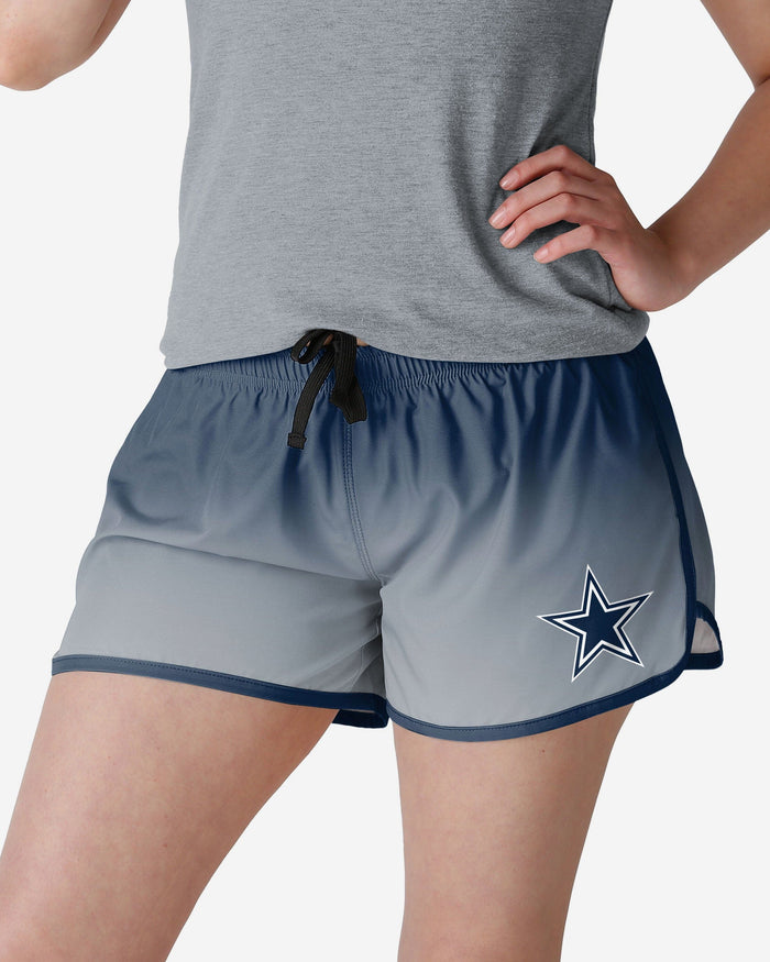 Dallas Cowboys Womens Gradient Running Shorts FOCO S - FOCO.com