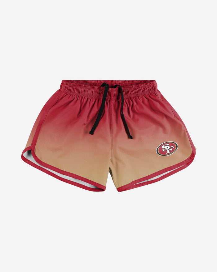 San Francisco 49ers Womens Gradient Running Shorts FOCO - FOCO.com