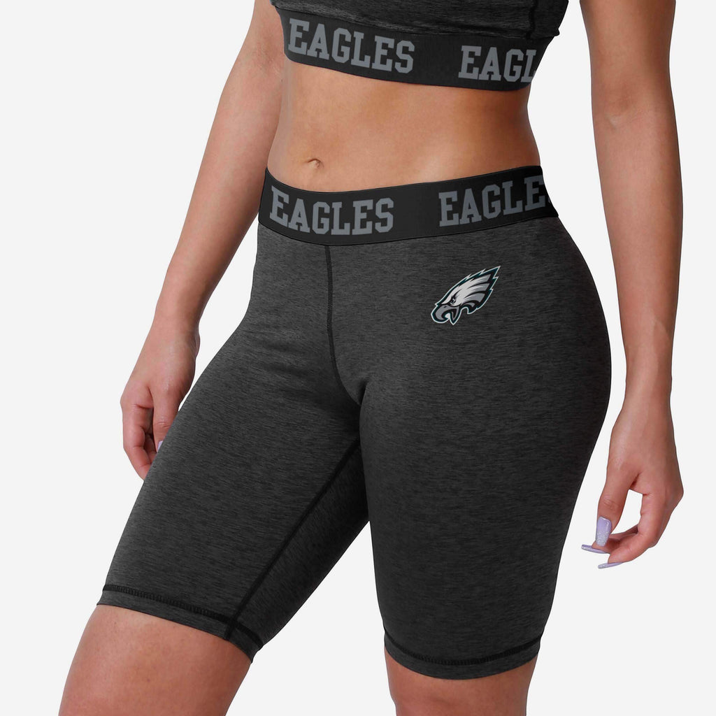 Philadelphia Eagles Womens Team Color Static Bike Shorts FOCO S - FOCO.com