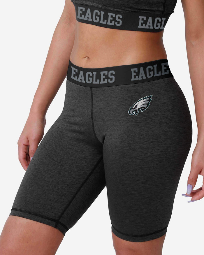 Philadelphia Eagles Womens Team Color Static Bike Shorts FOCO S - FOCO.com