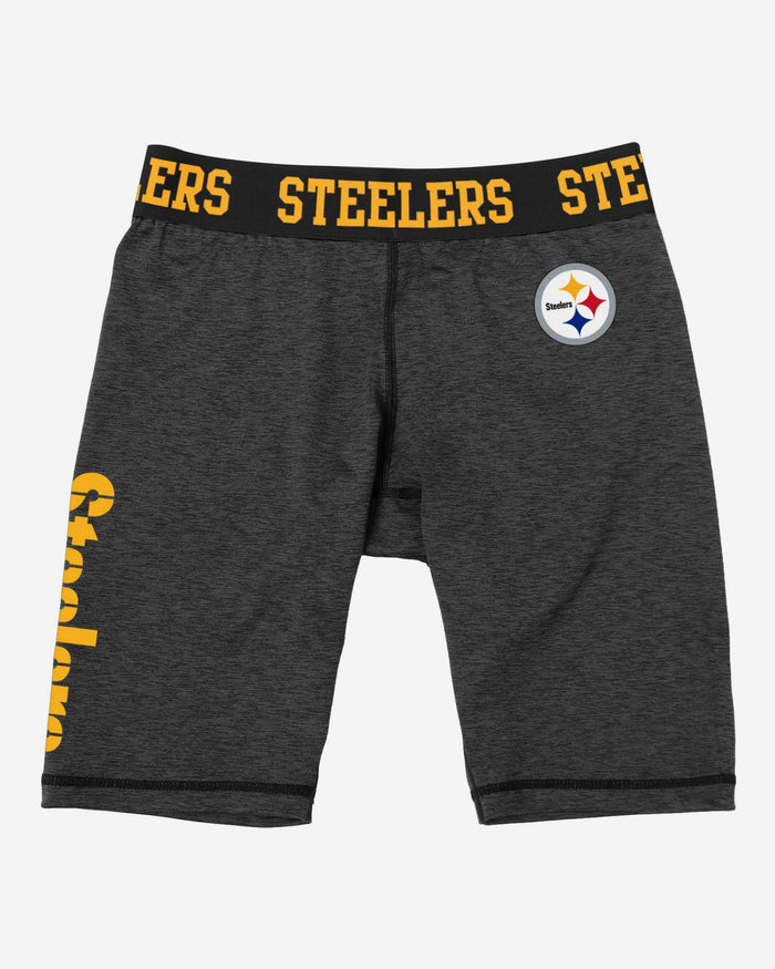 Pittsburgh Steelers Womens Team Color Static Bike Shorts FOCO - FOCO.com