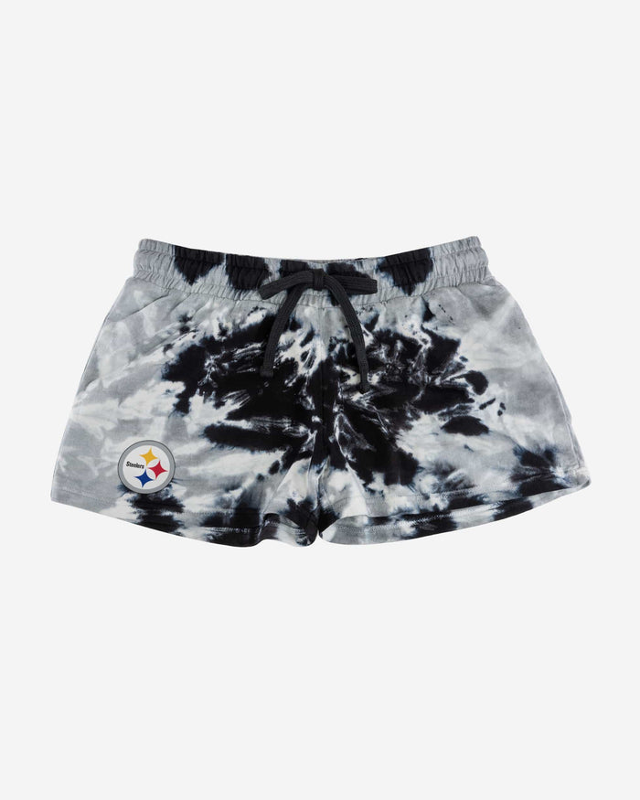 Pittsburgh Steelers Womens Tie-Dye Rush Lounge Shorts FOCO - FOCO.com