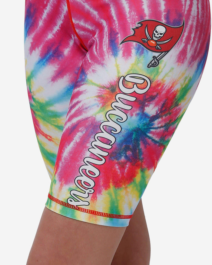 Tampa Bay Buccaneers Womens Tie-Dye Bike Shorts FOCO - FOCO.com