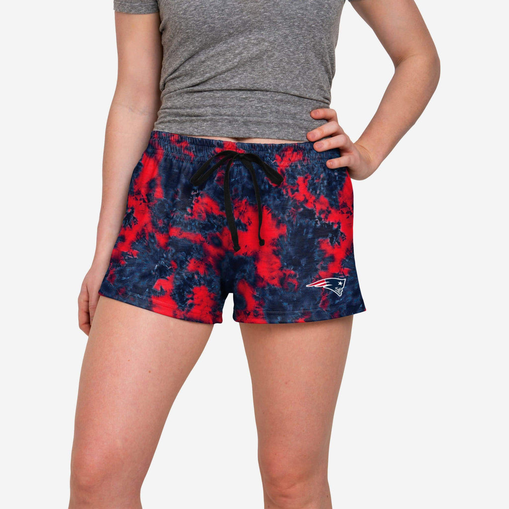 New England Patriots Womens To Tie-Dye For Lounge Shorts FOCO S - FOCO.com