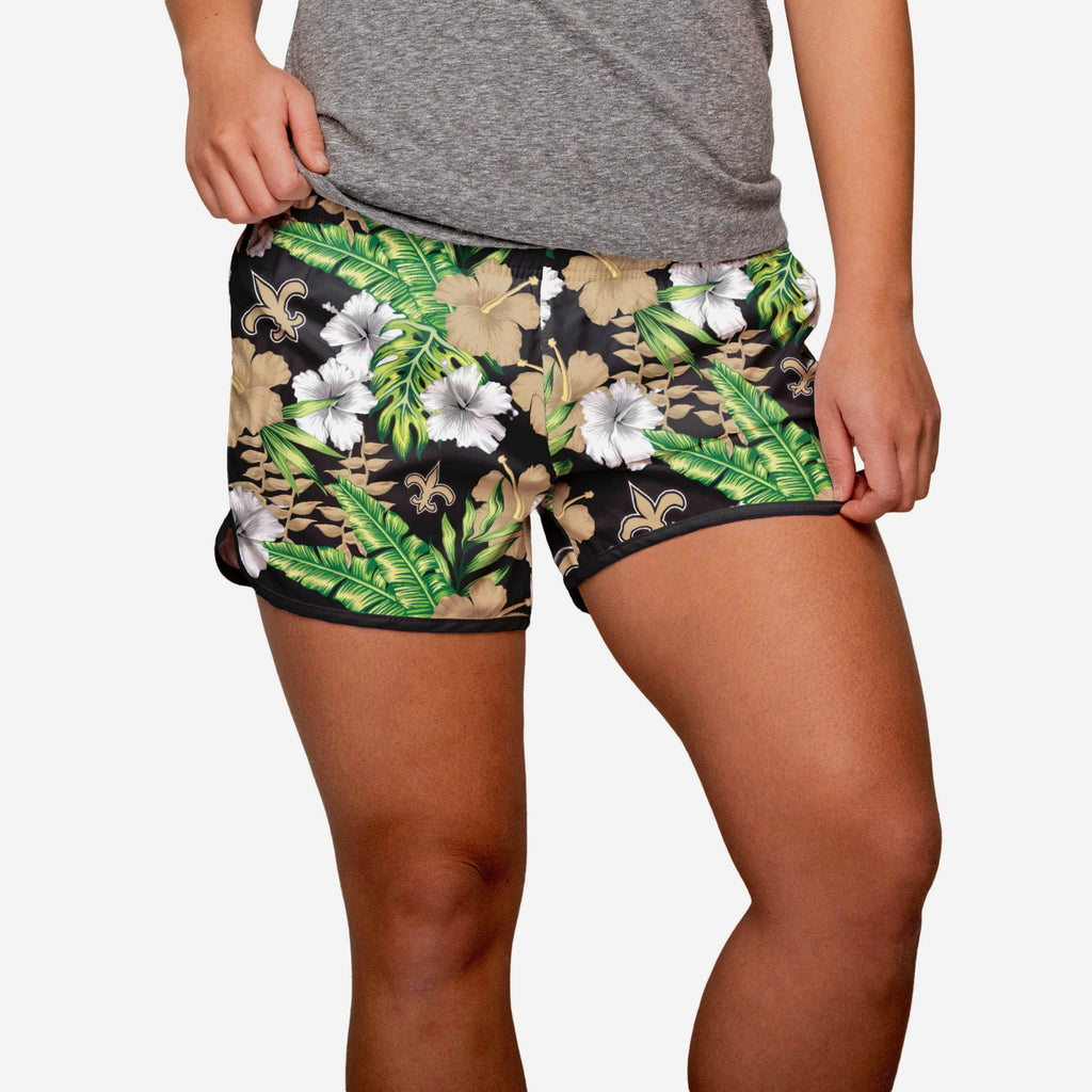 New Orleans Saints Womens Tropical Breeze Shorts FOCO S - FOCO.com