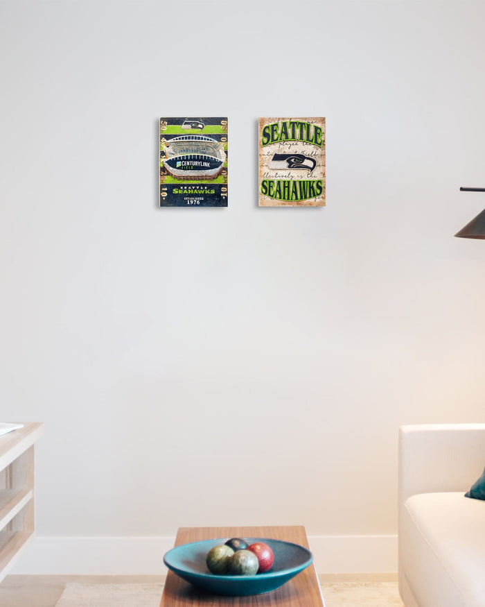 Seattle Seahawks Team Logo Wall Plaque FOCO - FOCO.com