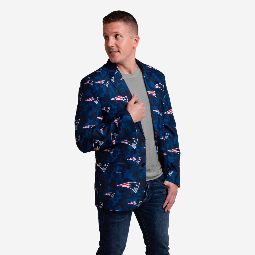 New England Patriots Digital Camo Suit Jacket FOCO 42 - FOCO.com