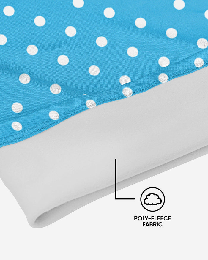 Blue Polka Dots Polyfleece Gaiter Scarf FOCO - FOCO.com