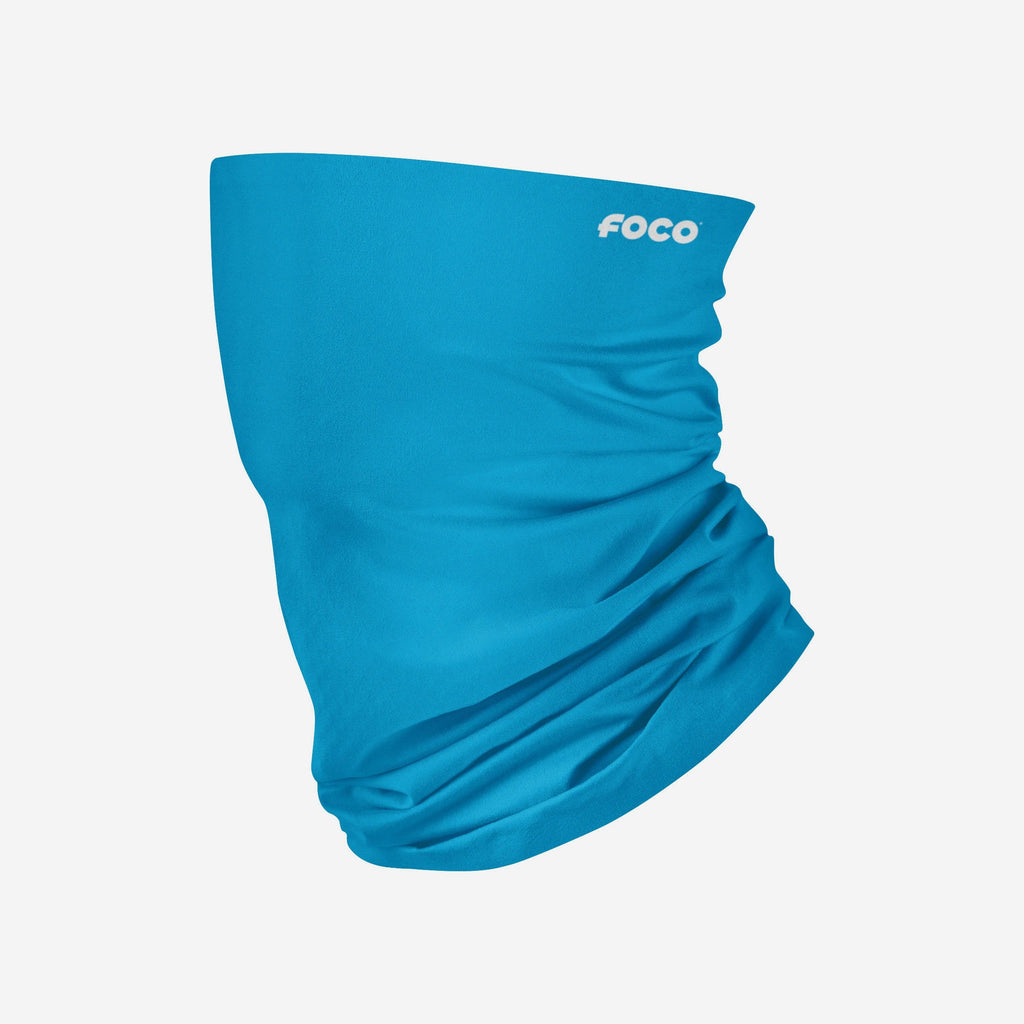Solid Blue Gaiter Scarf FOCO - FOCO.com